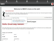 Tablet Screenshot of greatbayvolleyball.com